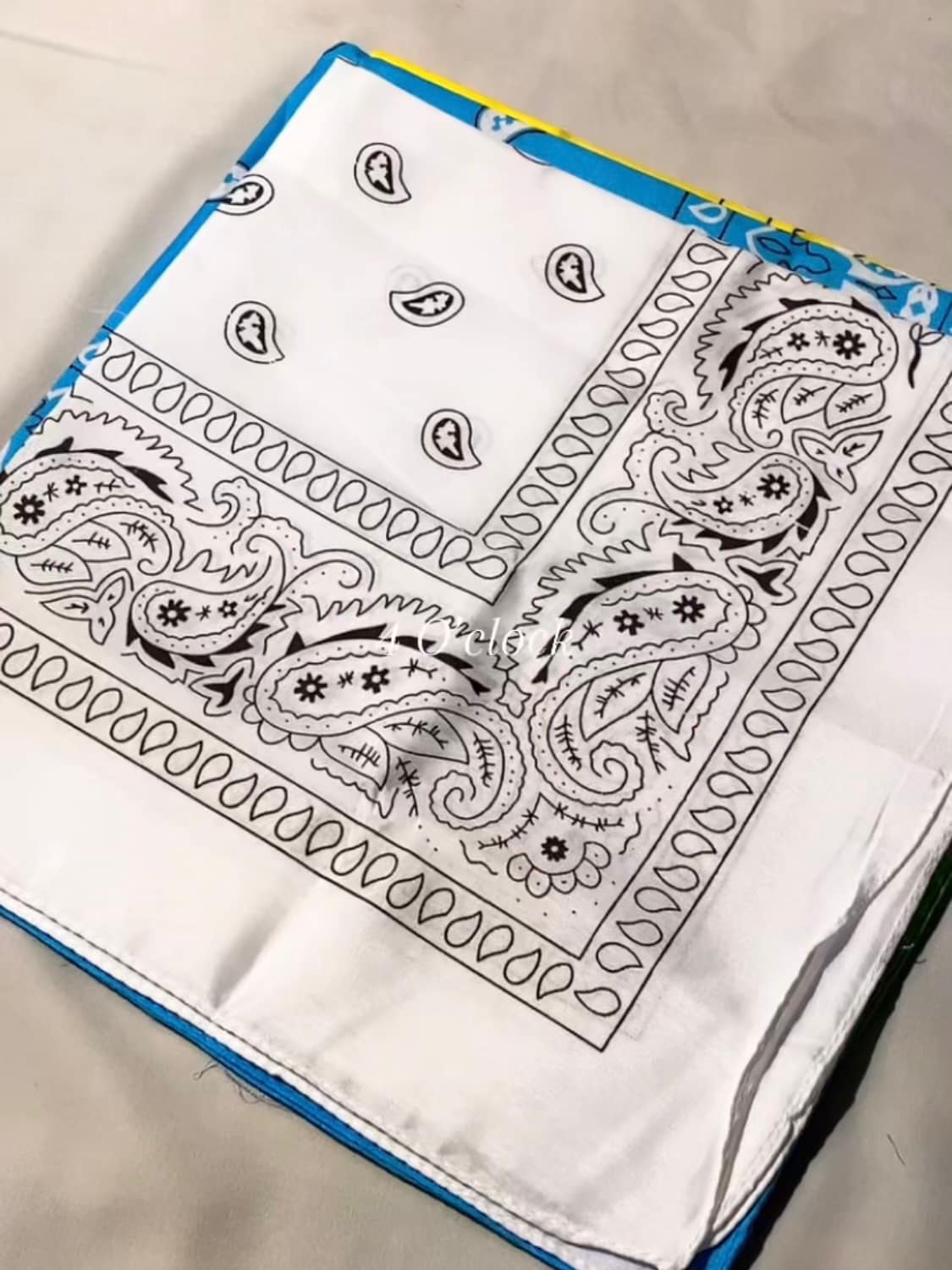 ✨90’s Bandana: White💗