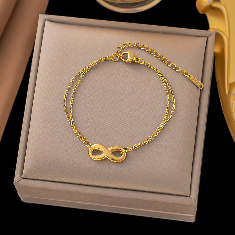 B101: 18k Gold Plated Stainless Steel Minimalist Bracelet