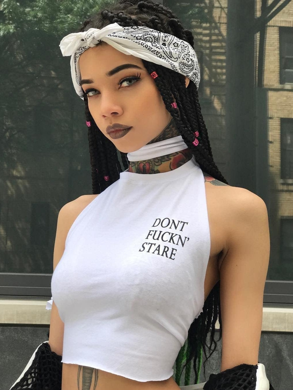 ✨90’s Bandana: White💗