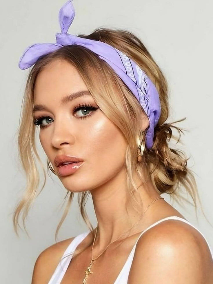 ✨90’s Bandana: Dark Purple💗