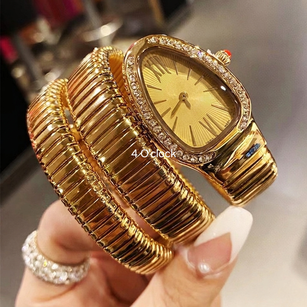 W21: Serpent Branded Dupe Wrist Watch (WITH BOX)