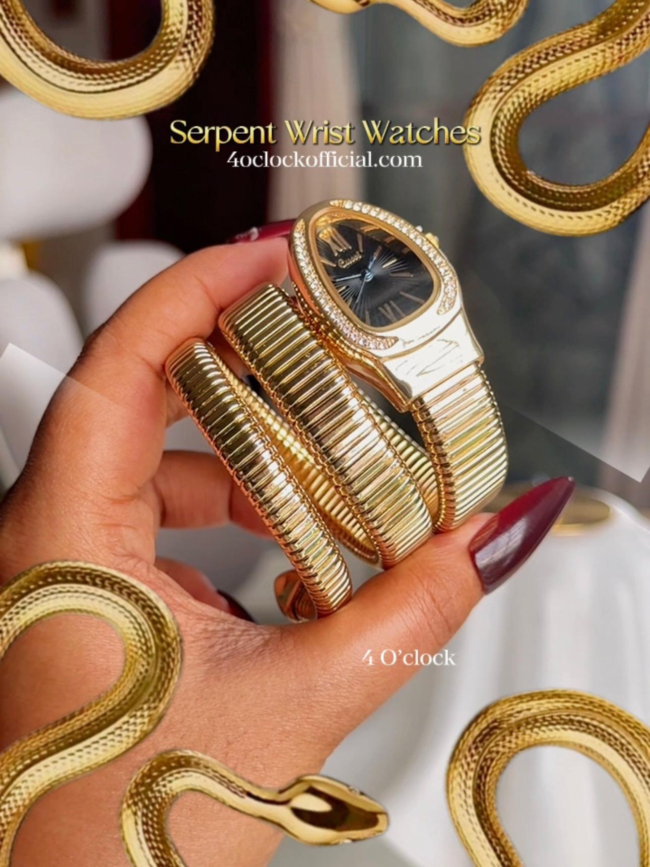 Serpentwatch03: Serpent Branded Dupe Wrist Watch (WITH BOX)