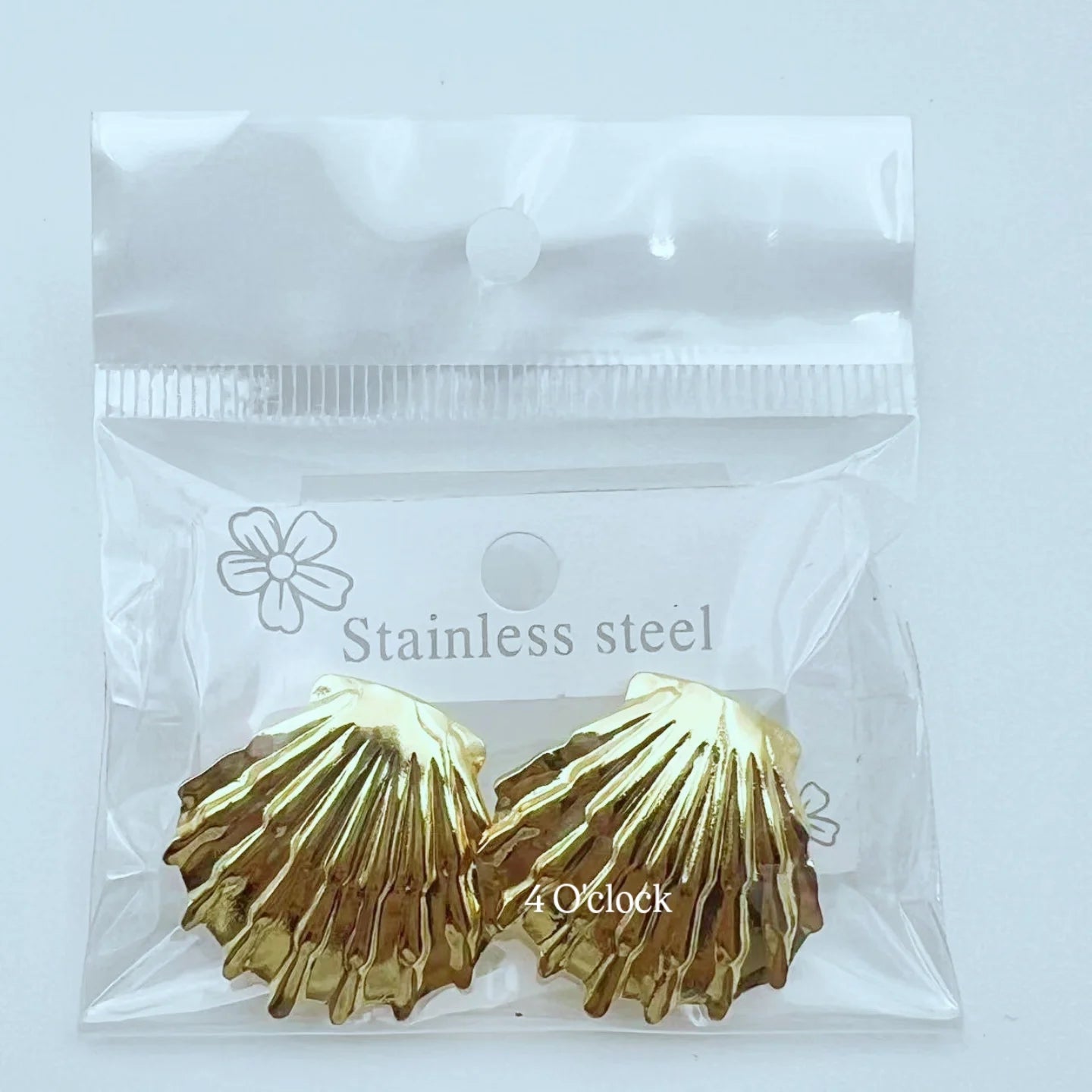 GE23: 💫Stainless Steel Earrings: Seashell💫