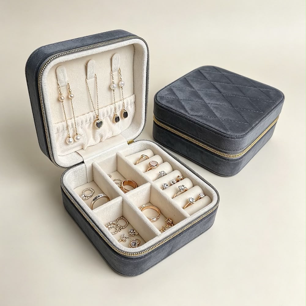 OG19: Small Jewellery Box: Blue Grey