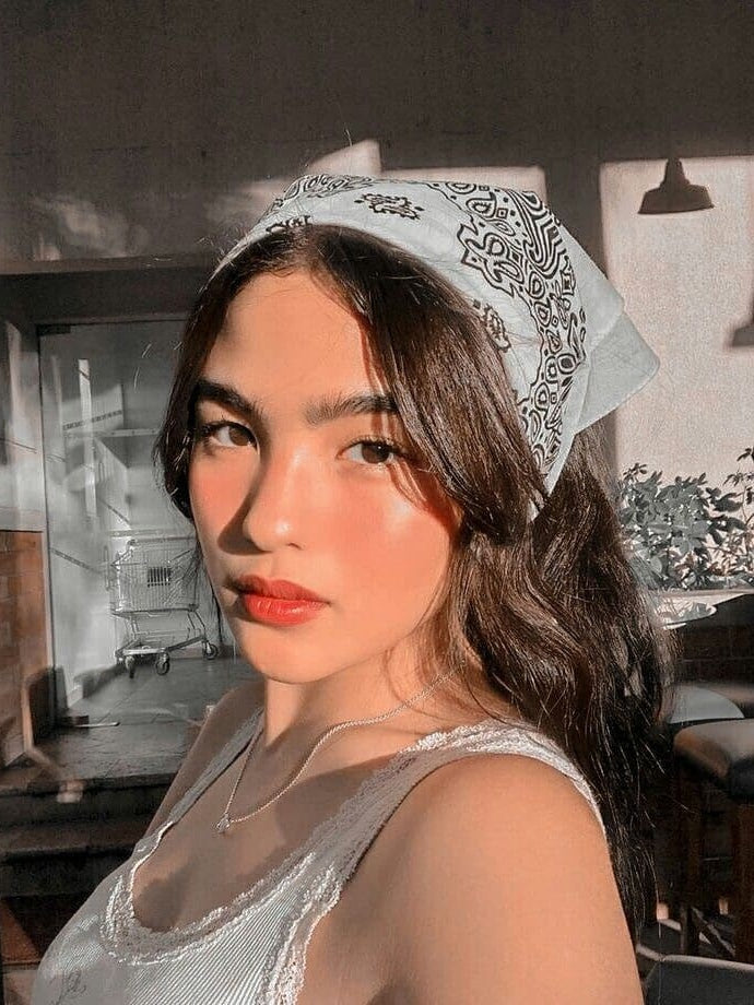 ✨90’s Bandana: White💗