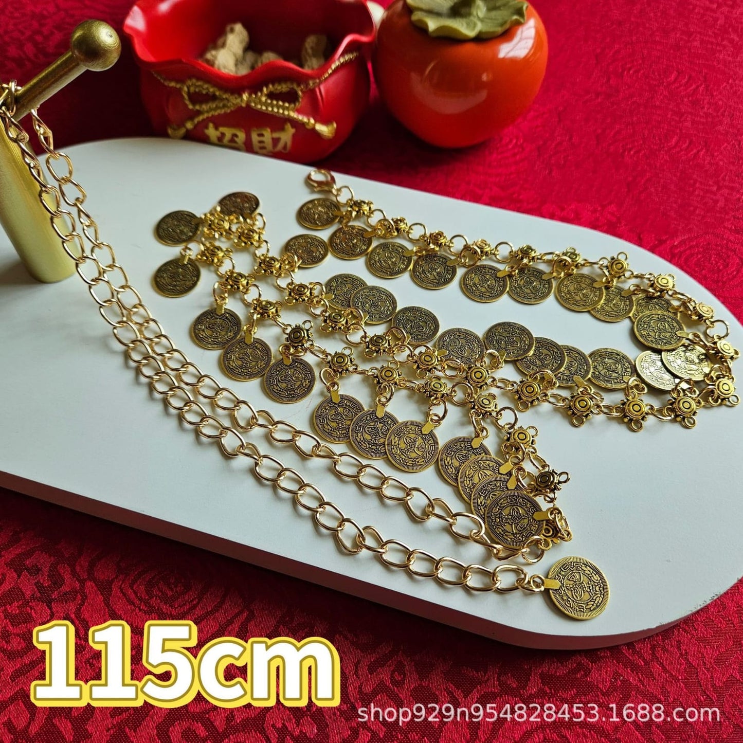 WC12: Pinteresty Waist Chains: Ancient Coin (Gold)