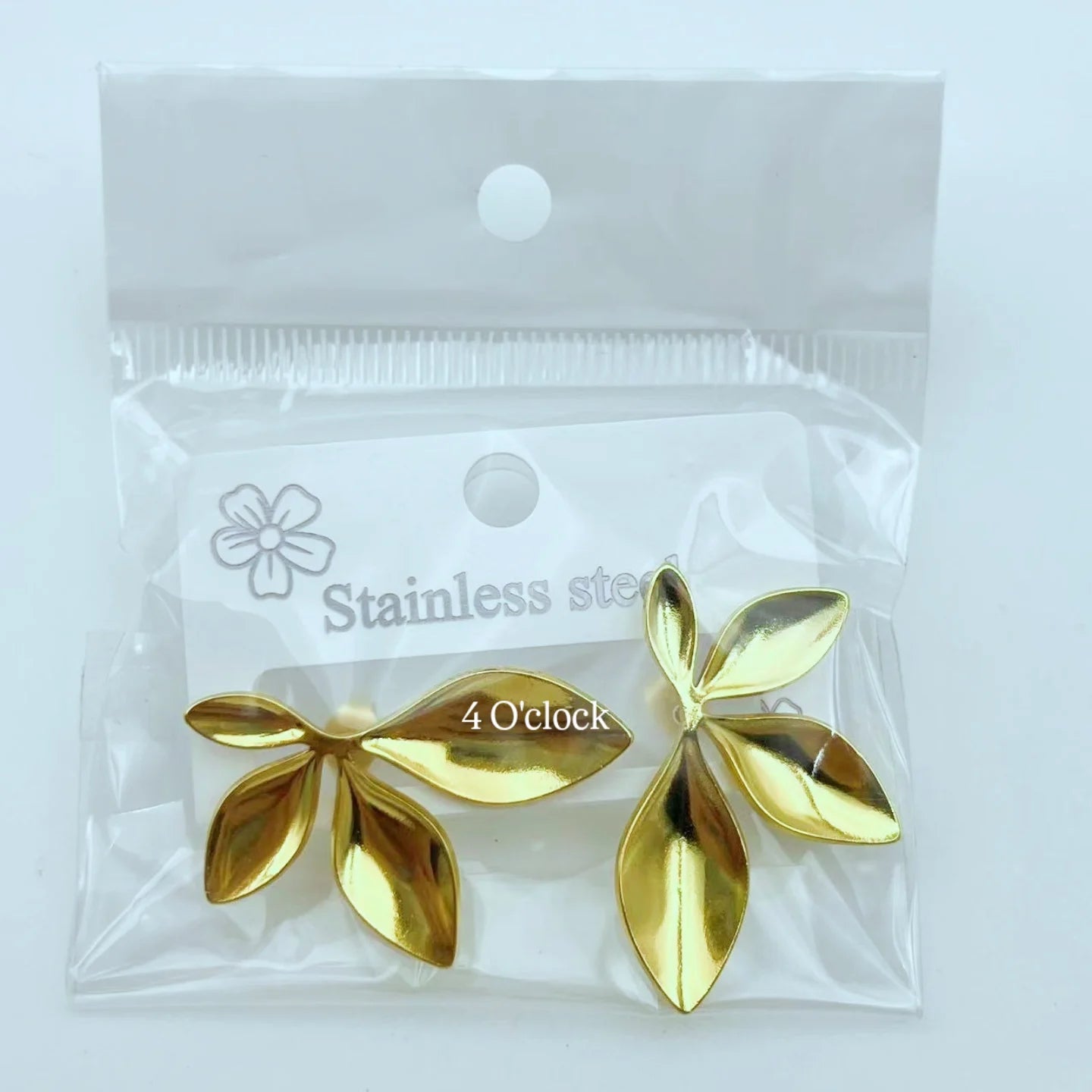 GE21: 💫Stainless Steel Earrings: Leaf 💫