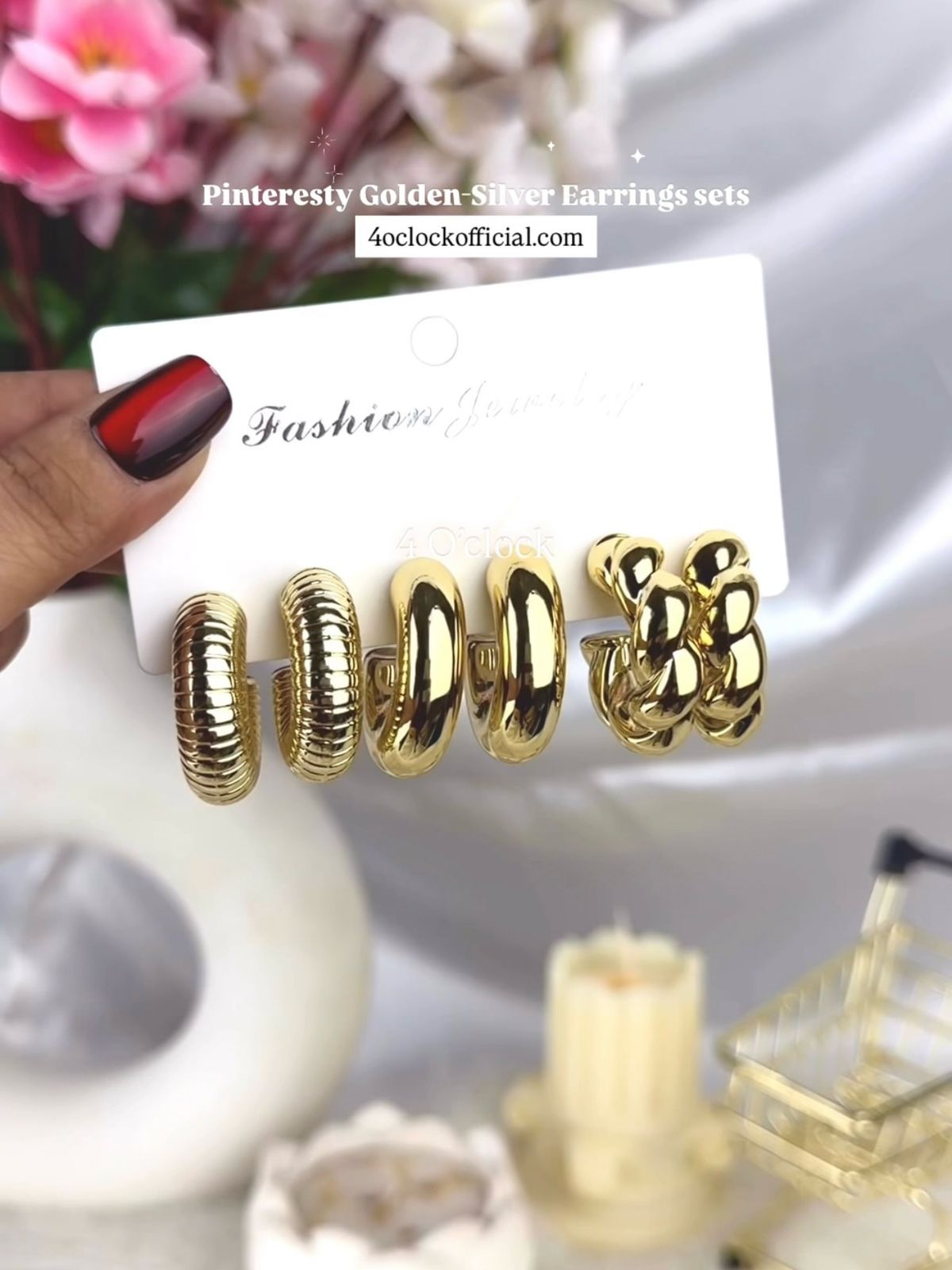 Golden Earrings sets: 03