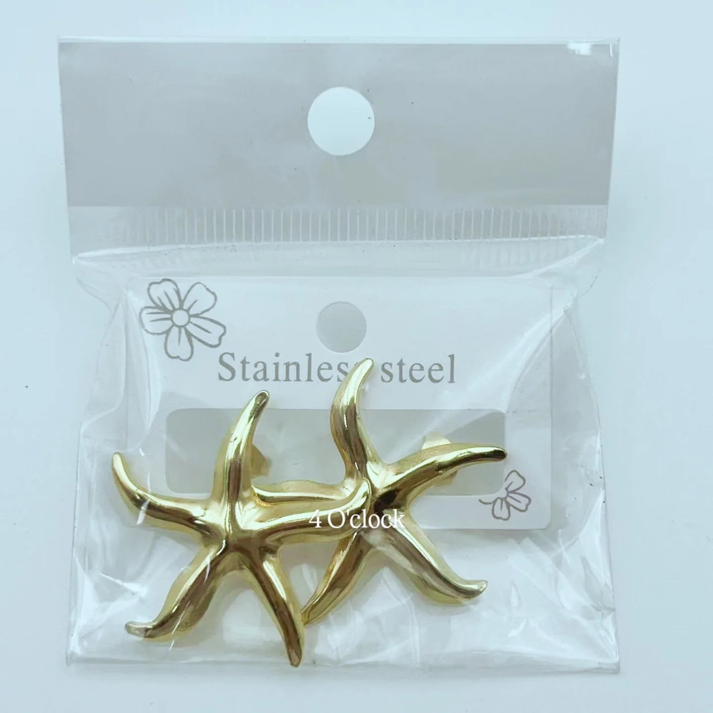GE03: 💫Stainless Steel Earrings: Starfish 💫