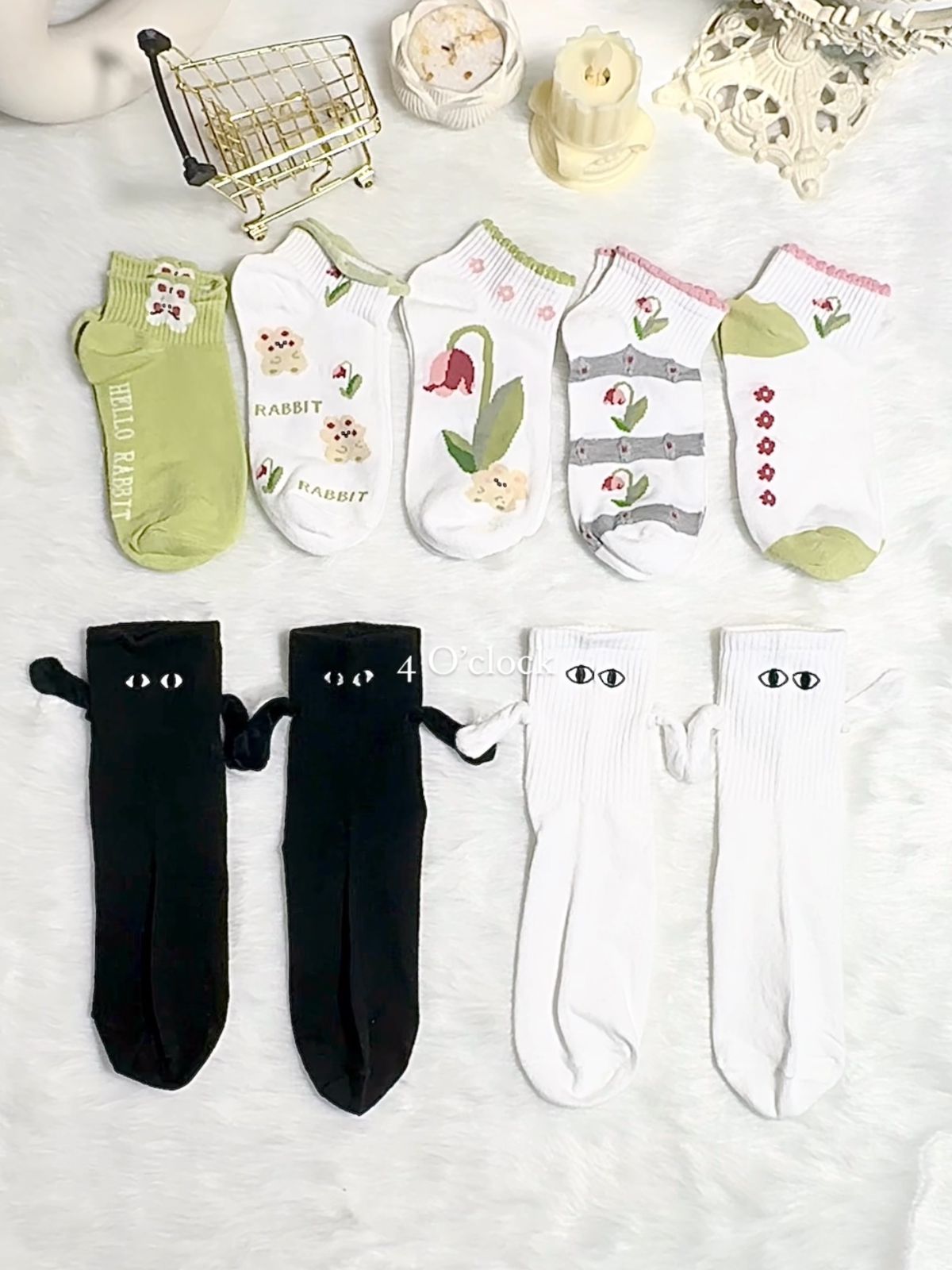 🌷Green Themed: Grey+Tulip🌿