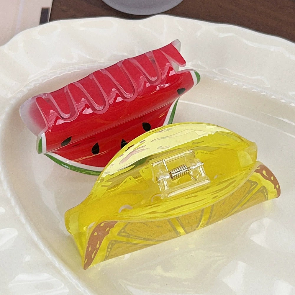 Fruit Themed Hair Clips: Grape