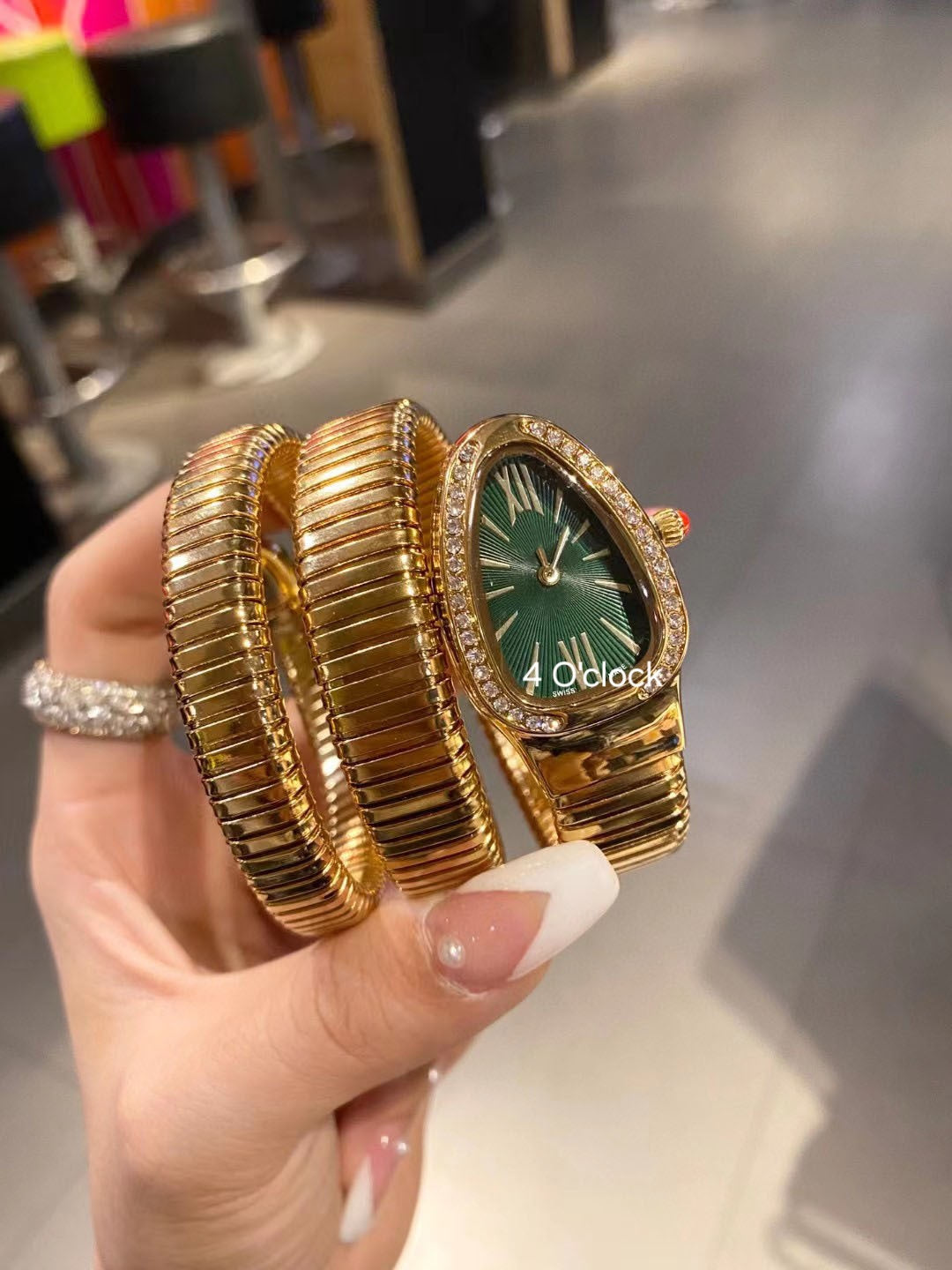 W23: Serpent Branded Dupe Wrist Watch (WITH BOX)