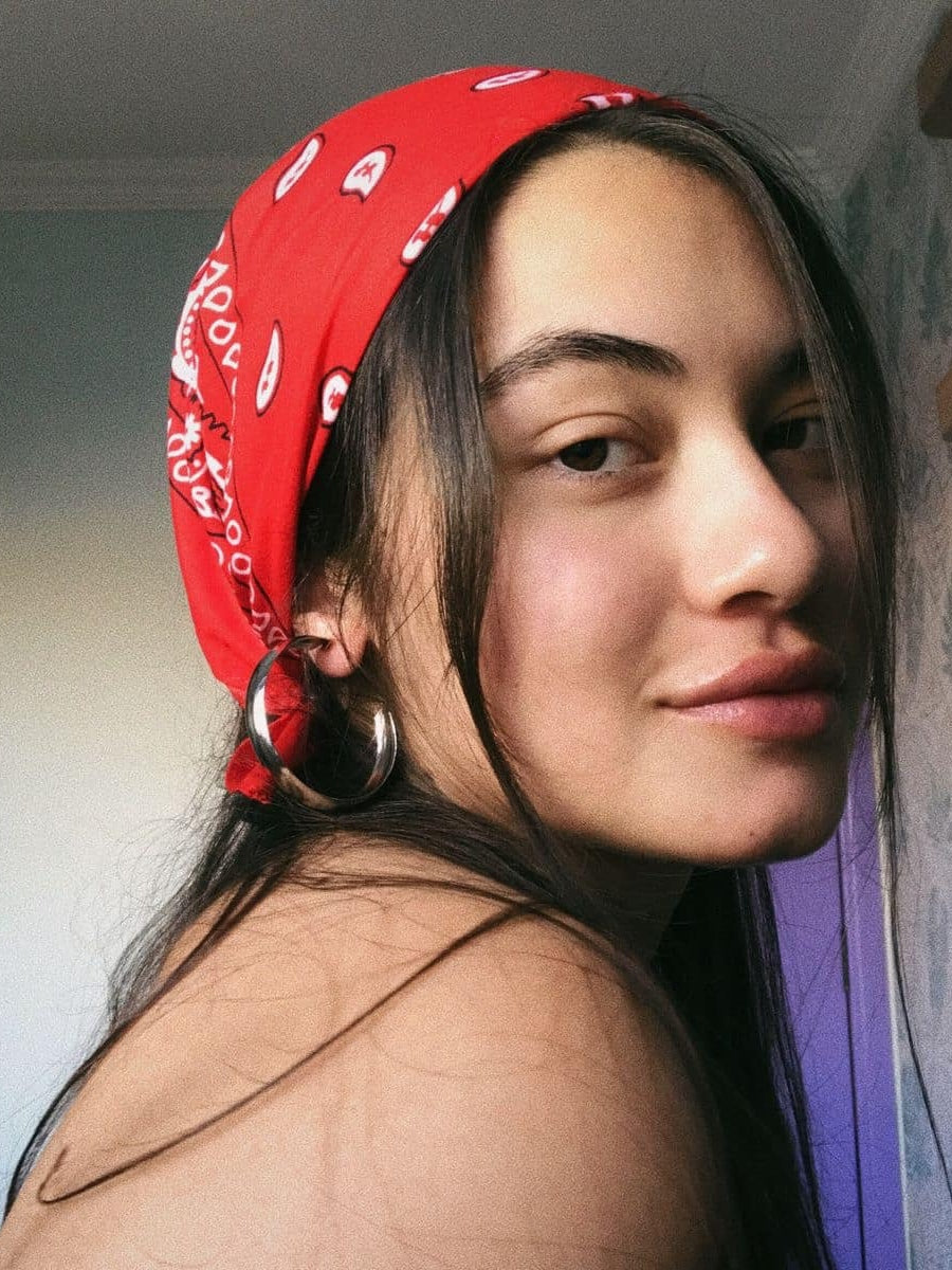 ✨90’s Bandana: Blood Red💗