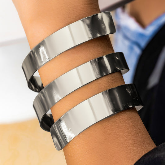 ✨HC154: Handcuff for Stack: Twirl Cuff  (Silver)✨