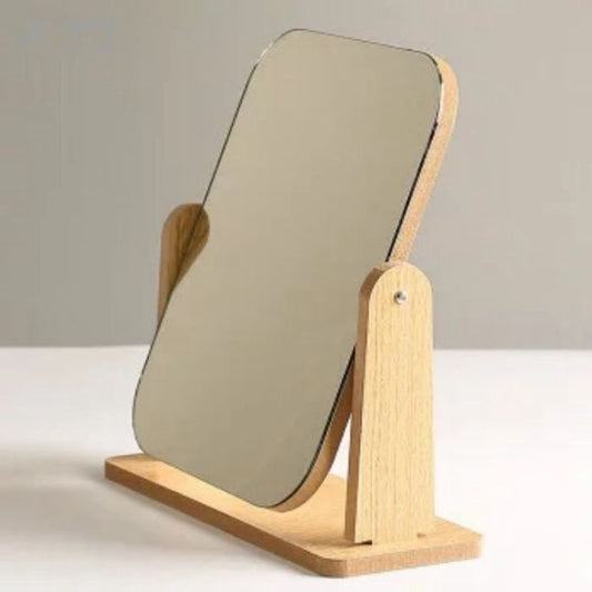 M32: Vanity Mirror: Wooden Square (rotating)
