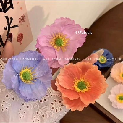 🌺Poppy Side Clip: Poppy Red✨