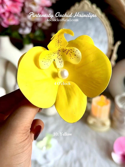 🌸 10:Orchid Hairclip:Yellow✨