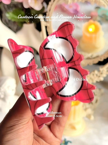 ✨Cartoon Creative Hairclaw - Spiderman💗