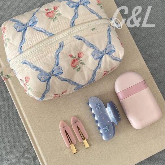 🎀 16.Pinteresty Makeup Bag: Big Butterfly Blue 🫧