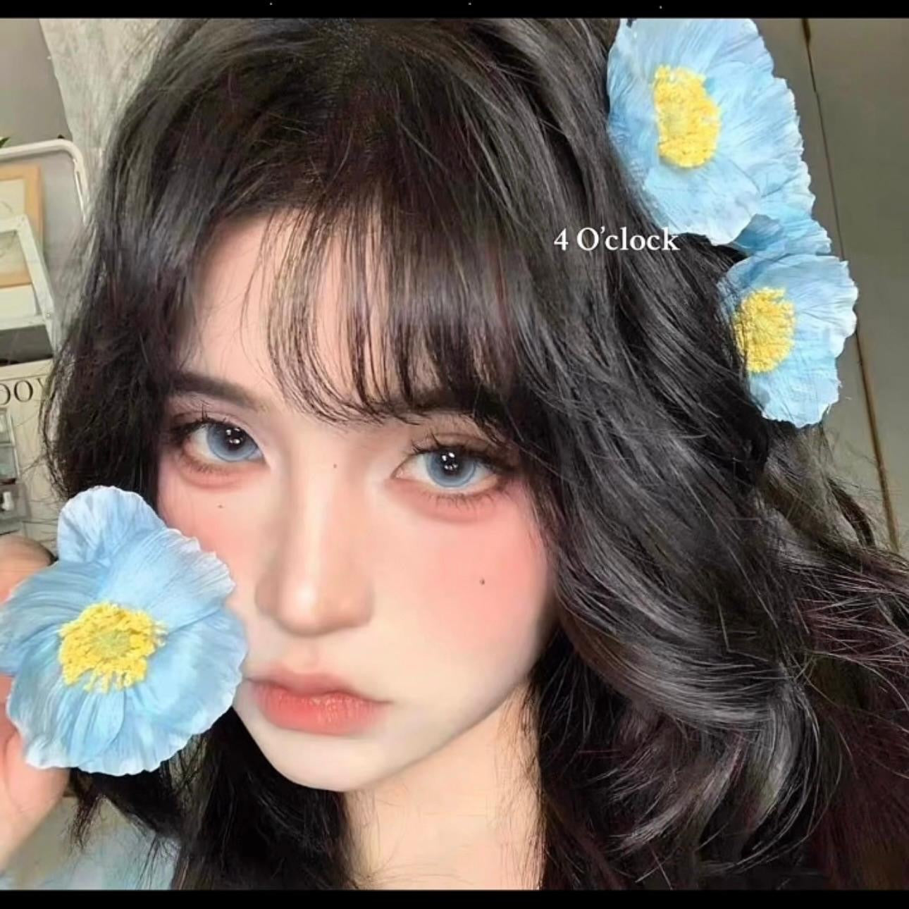🌺Poppy Side Clip: Poppy Blue✨