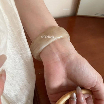 ✨HC87: Elastic Resin Bangles/Bracelet - Light Brown💗