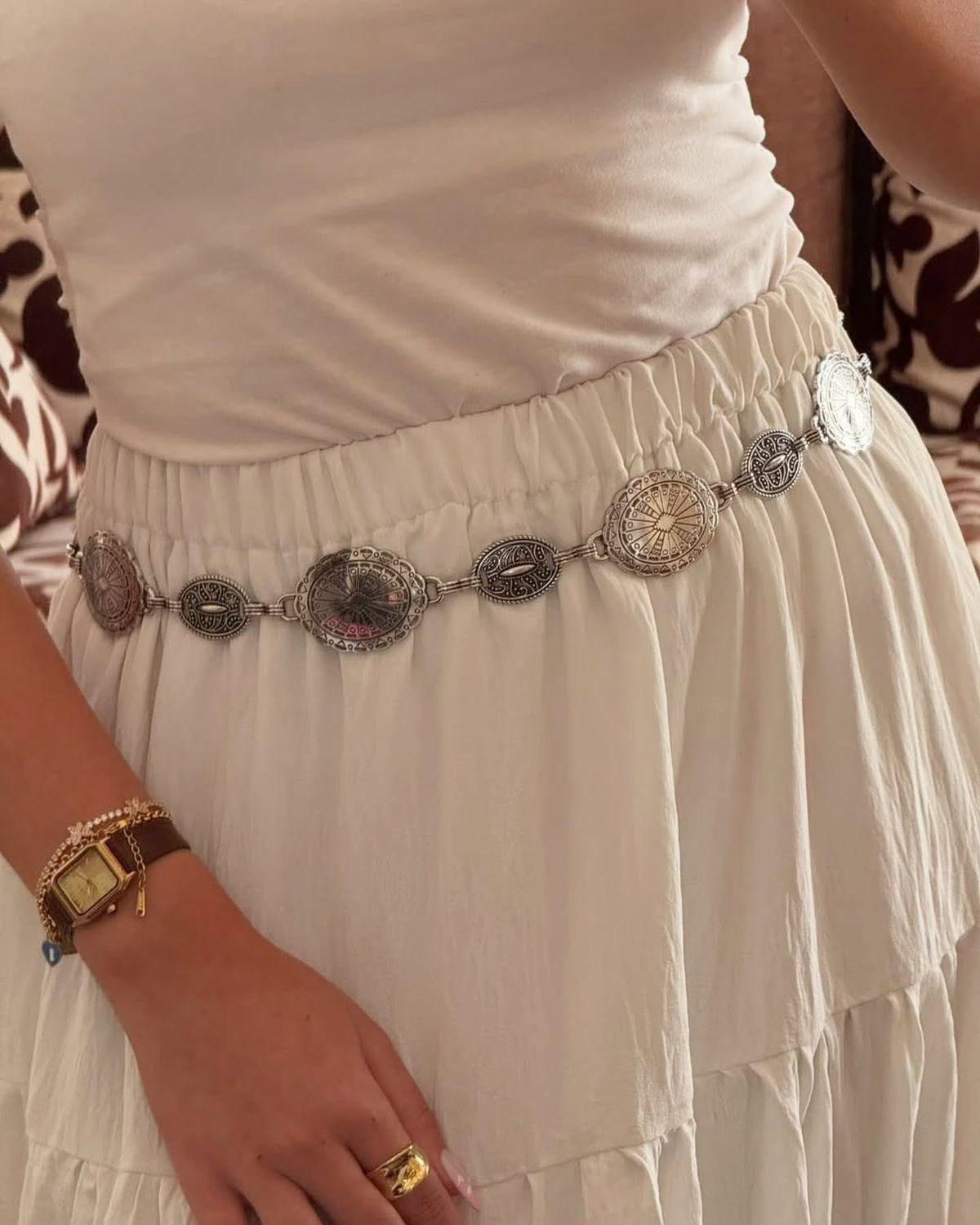 ✨Pinteresty Waist Chains: Ethnic Silver 💫