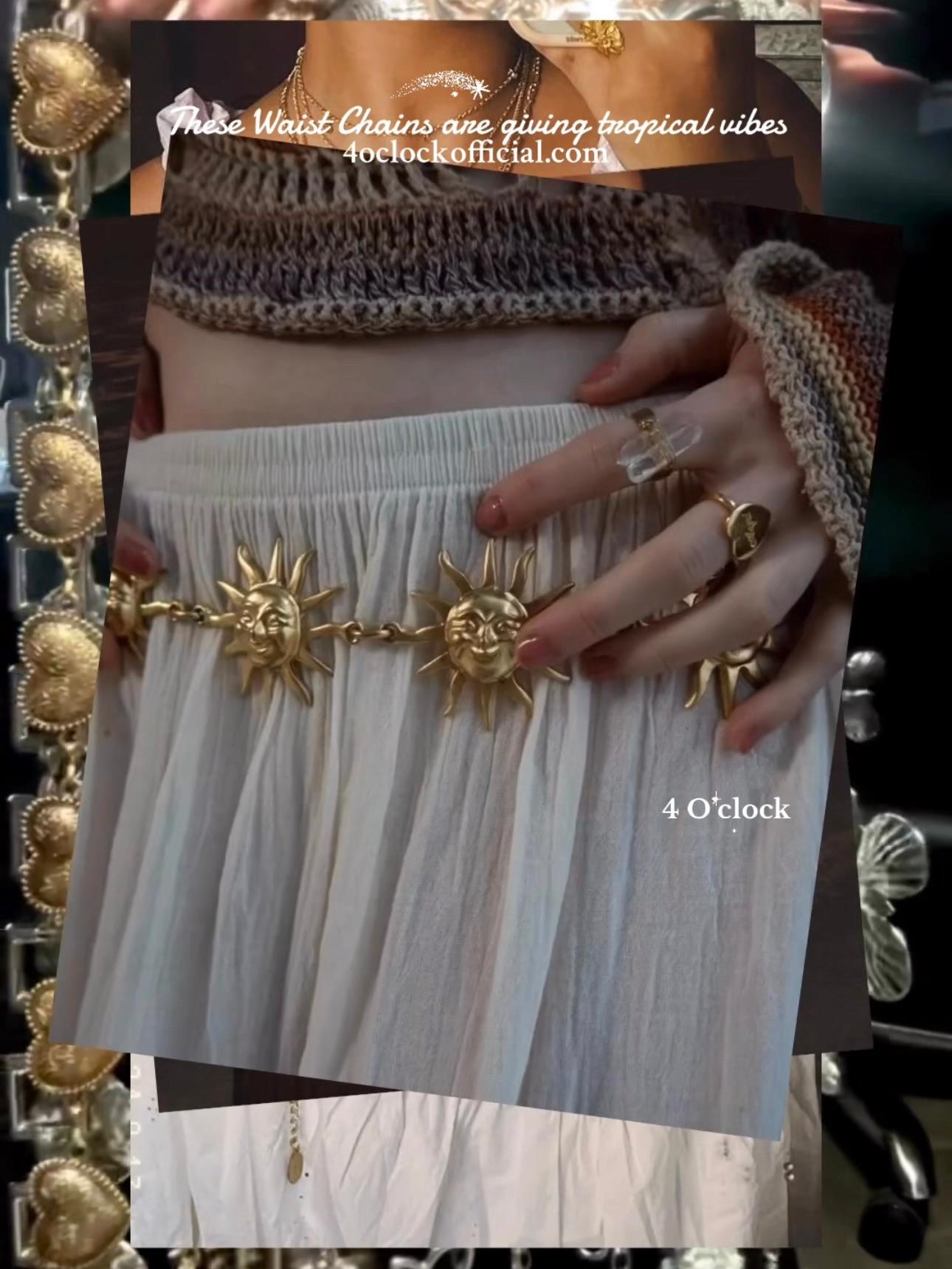 ✨Pinteresty Waist Chains: Sun glow 💫