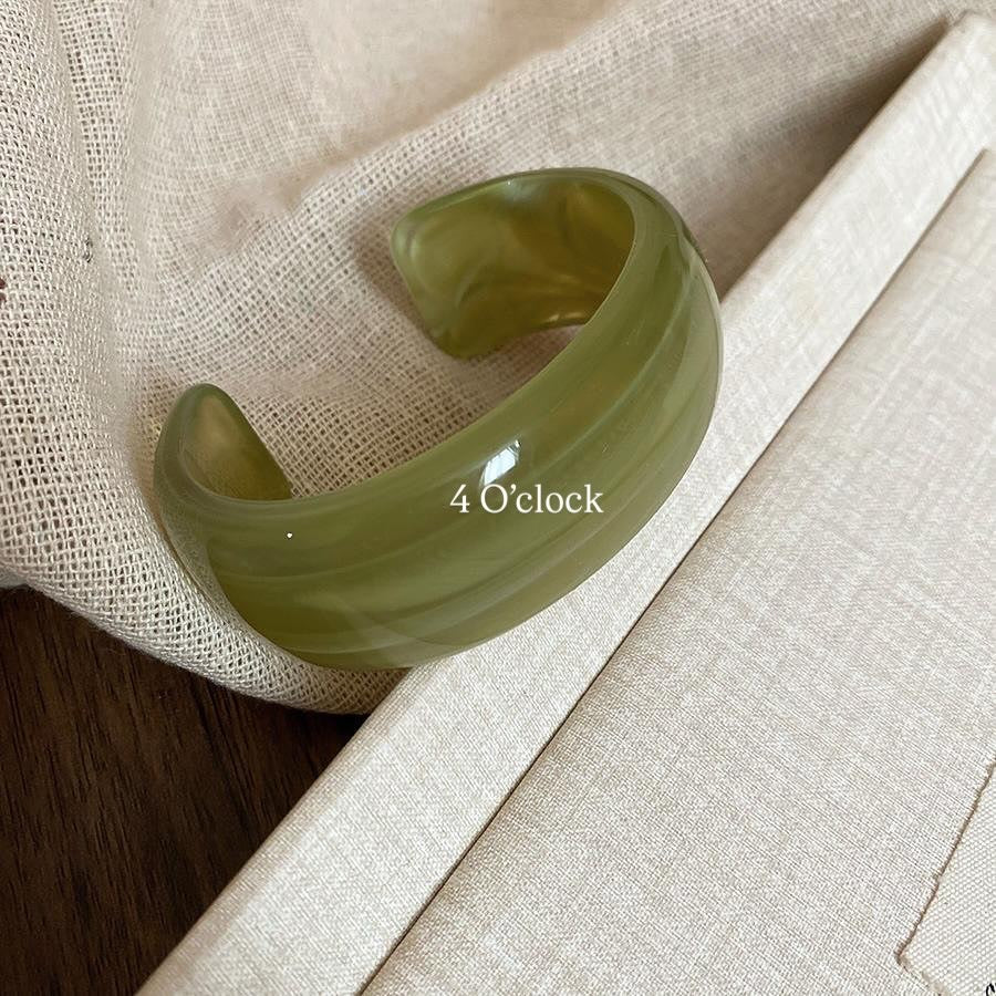 ✨HC89: Elastic Resin Bangles/Bracelet - Green💗