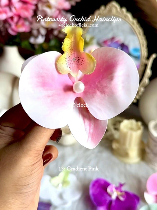 🌸 13:Orchid Hairclip:Gradient Pink✨