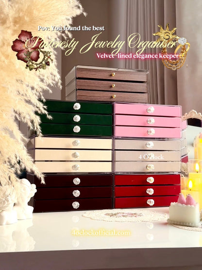 Big Jewelry Organiser: Maroon