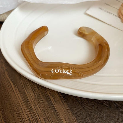 ✨HC104: Elastic Resin Bangles/Bracelet - Coffee💗