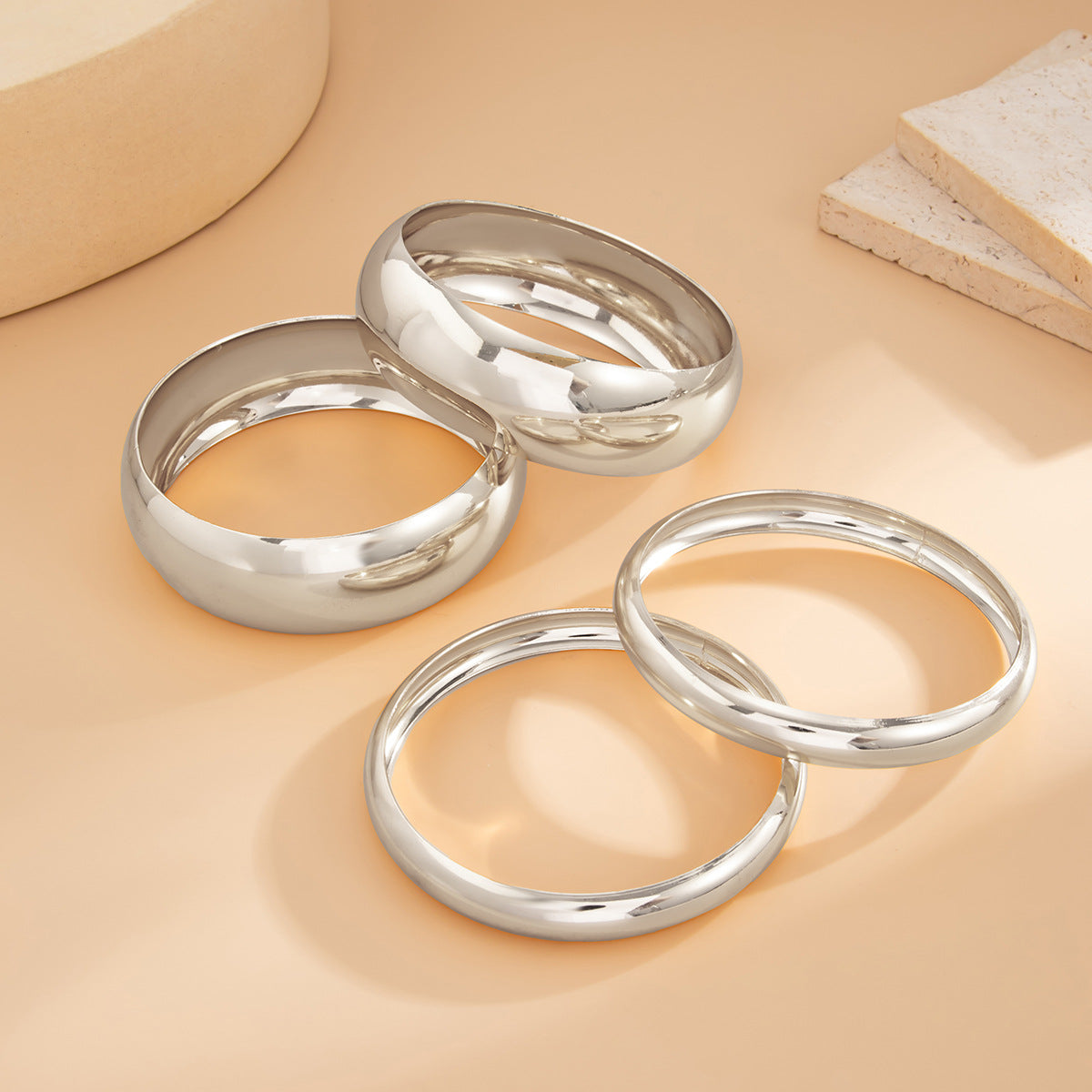 ✨HC122: Bangles Sets for Stack: Bangles Sets (Silver)✨