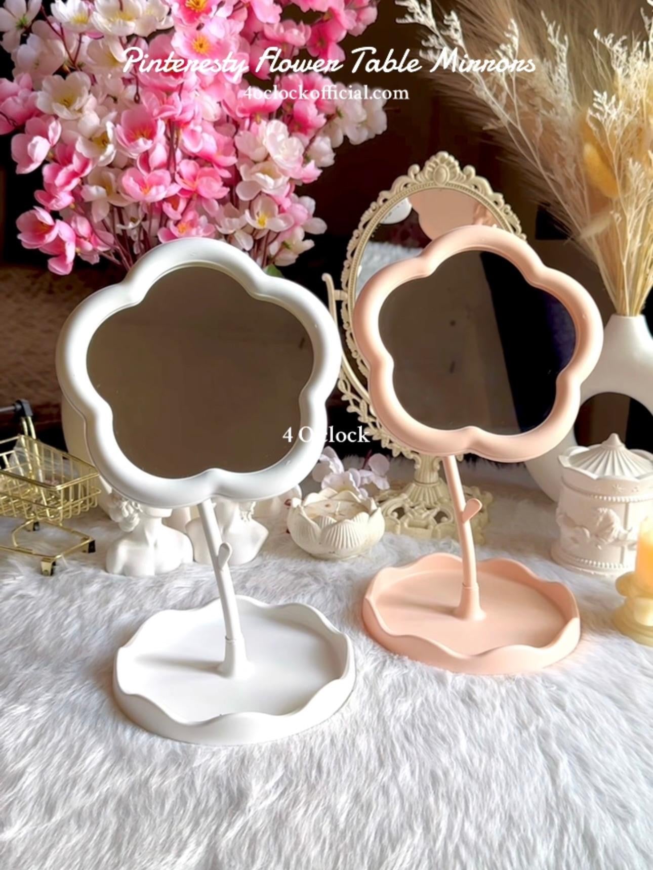 🌸💫Pinteresty Flower Mirror: White💫🌸