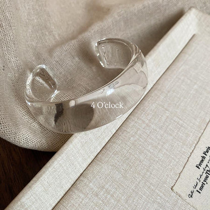 ✨HC83: Elastic Resin Bangles/Bracelet - Transparent💗