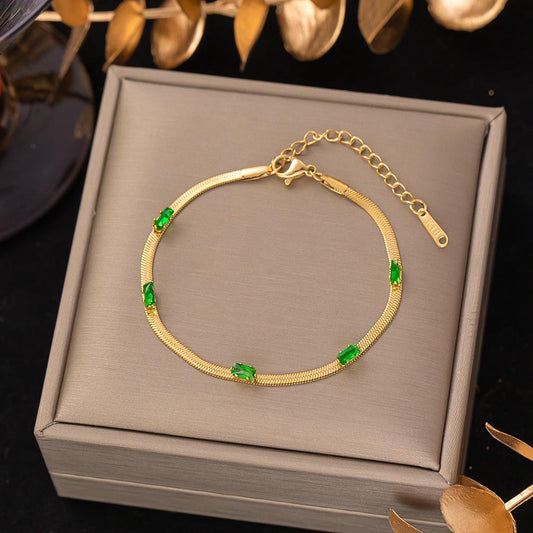 ⚜️B67: 18k Gold Plated Stainless Steel Minimalist Bracelet✨