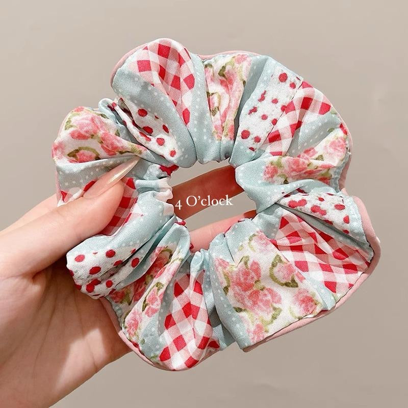 🍓15. Pinteresty Cottagecore Hair Scrunchie - Greed Deer🍰