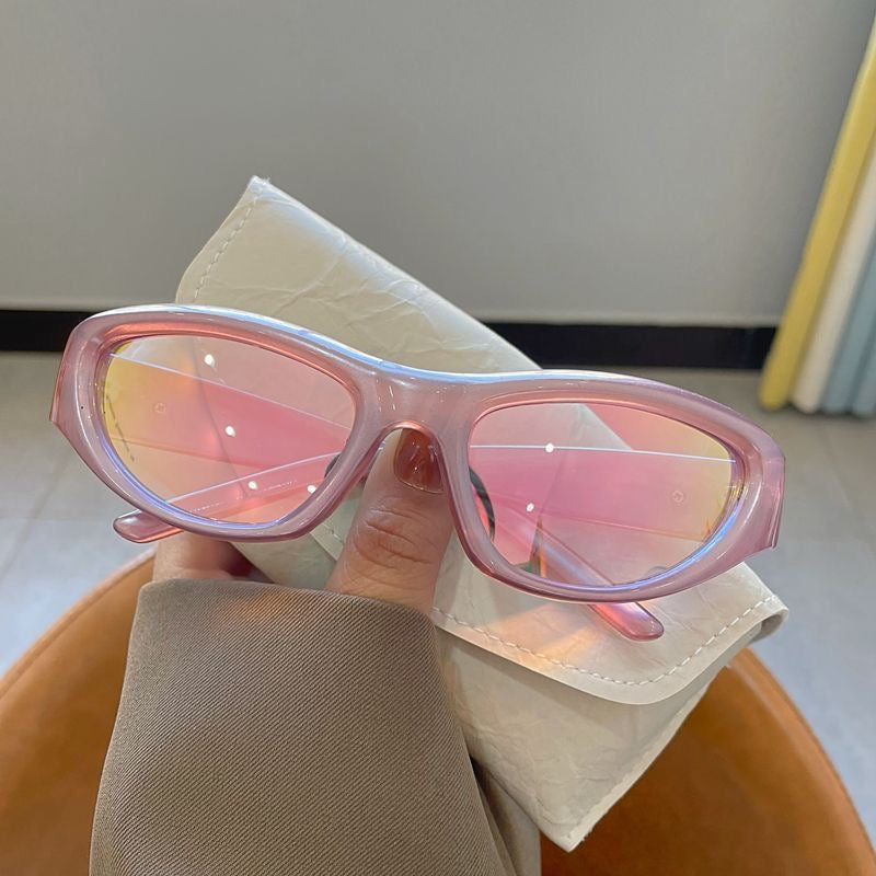 S10: Pinteresty Y2k Sports Sunglasses - Pink Glazed (with box)