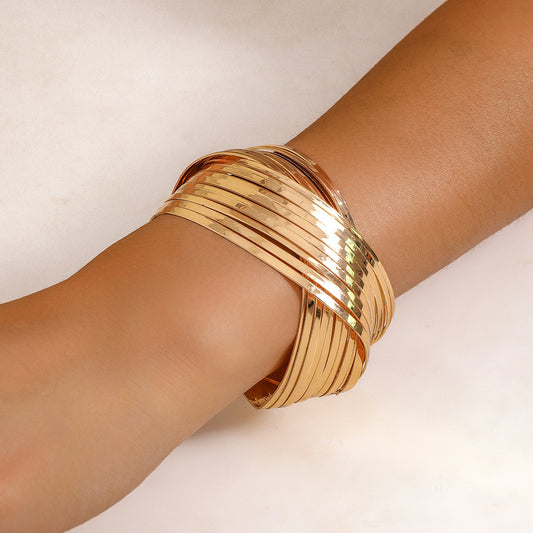 ✨HC151: Handcuff for Stack: Twilight Spiral Cuff  (Golden)✨