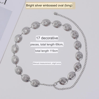 ✨WC18: Pinteresty Waist Chains: Vintage Silver Glow 💫