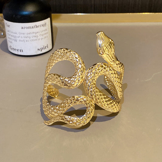 ✨HC137: Handcuff for Stack: Golden Snake Bracelet✨
