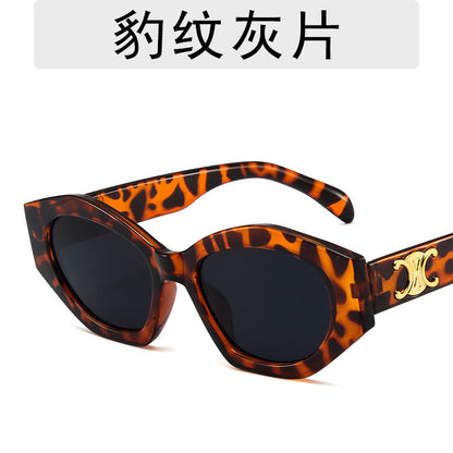 S21: Pinteresty High-End Brand Dupe Sunglasses - Leopard (with box)