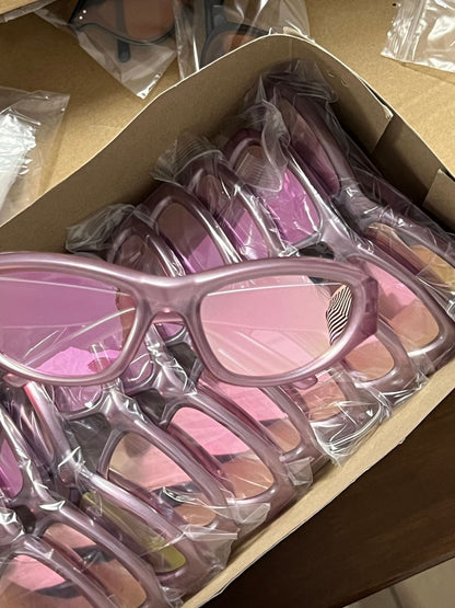 S11: Pinteresty Y2k Sports Sunglasses - Purple Glazed (with box)
