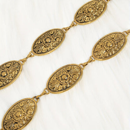 ✨WC26: Pinteresty Waist Chains: Peony Oval (Golden)💫