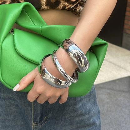 ✨HC62: Bangles Sets for Stack: 3 Bangles Sets (Silver)✨