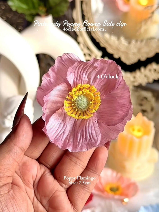 🌺Poppy Side Clip: Poppy Flamingo✨