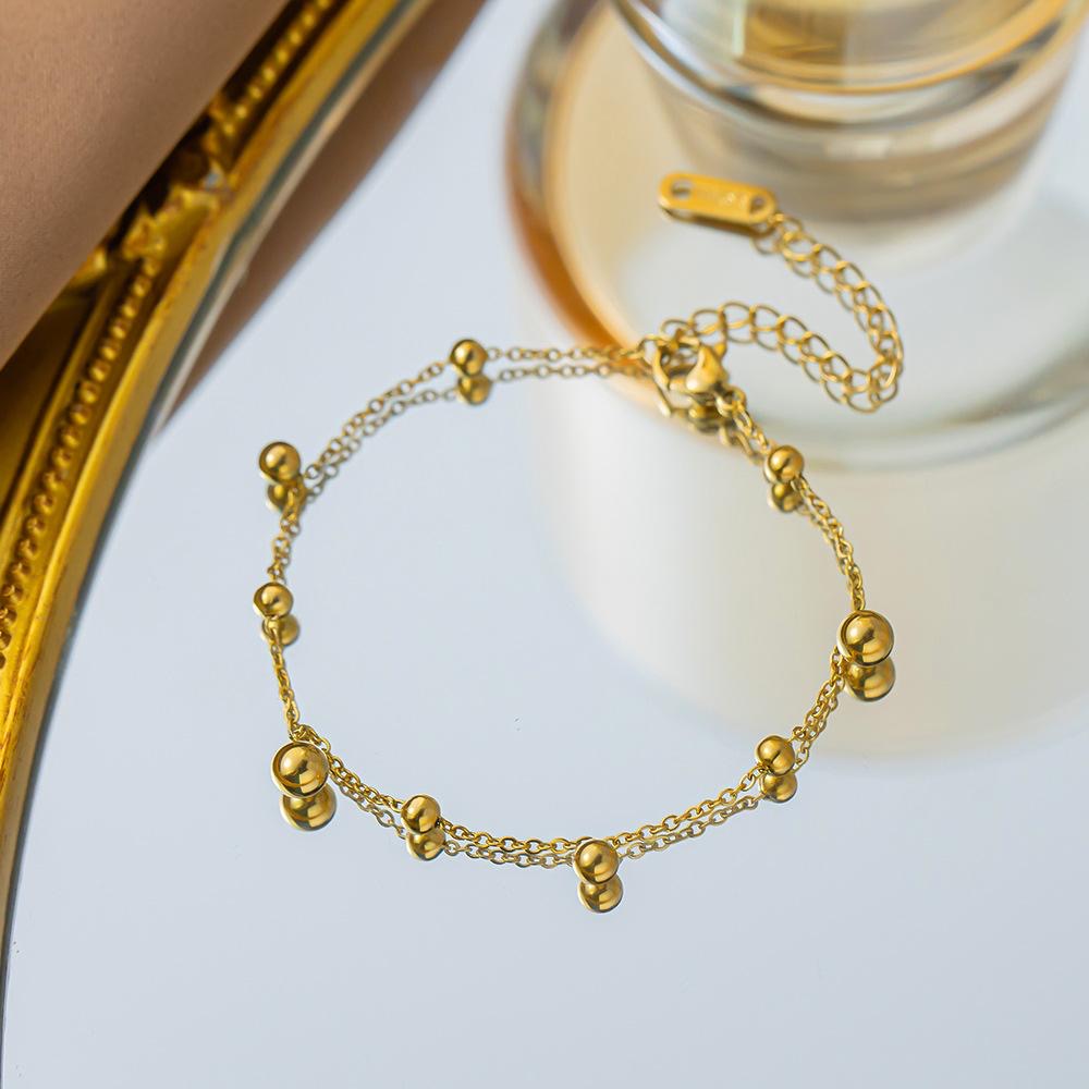 ⚜️B75: 18k Gold Plated Stainless Steel Minimalist Bracelet✨