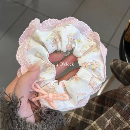 🍓3. Pinteresty Cottagecore Hair Scrunchie - Bow Knot🍰