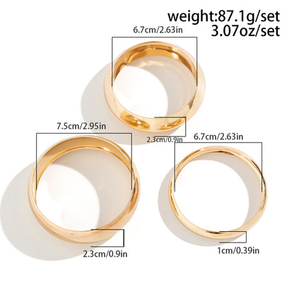 ✨HC117: Bangles Sets for Stack: Bangles Sets (Golden)✨