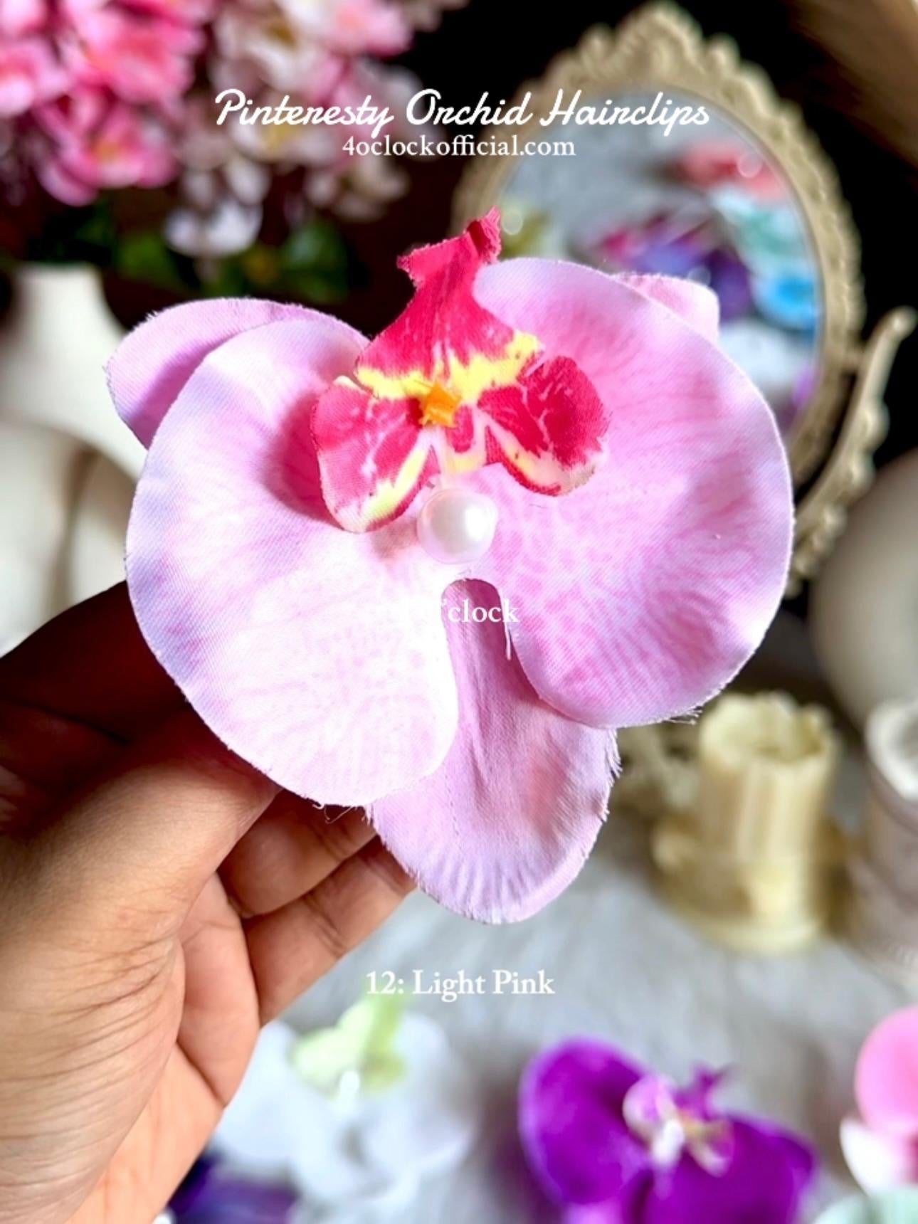 🌸 12:Orchid Hairclip:Light Pink✨