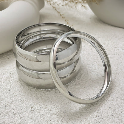 ✨HC62: Bangles Sets for Stack: 3 Bangles Sets (Silver)✨